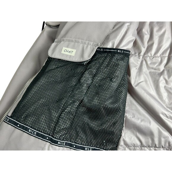 Nils Women's Heavy Winter Coat Size 10 Taupe Belted Insulated Snow Ski Coat - Picture 9 of 16